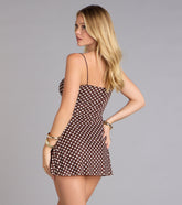 Dot to Trot Polka Dot Mini Dress